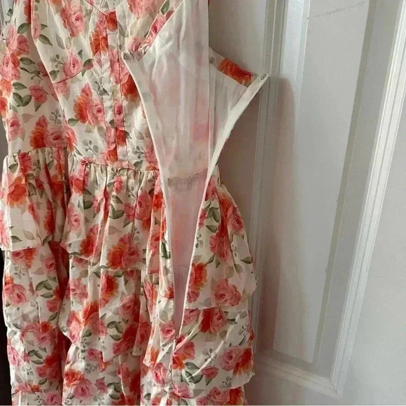 Altar'd State Women’s Plus Size Midi Tiered Cottagecore Romantic Floral Dress 2X - Picture 6 of 13